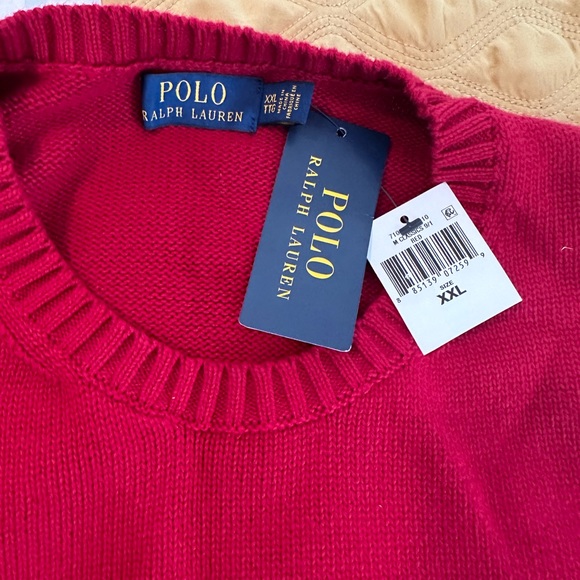 Brand New never worn Polo Sweater size 2X/XXl, - Picture 2 of 3